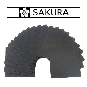 Sakura Набор черных карточек Zentangle, 20 листов, 89 x 89 мм
