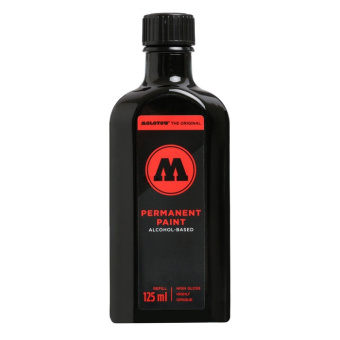 Заправка Molotow Permanent Paint 125 мл signal black (сигнальный черный)