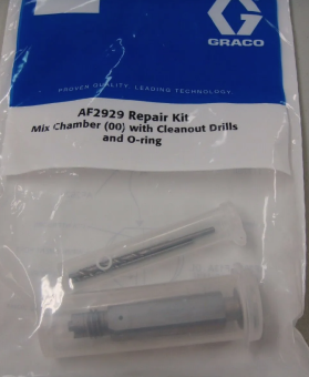 Graco AF2929 Камера смешивания плоская для распылителей Fusion AP, с функцией пневмоочистки