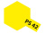 Краска Tamiya PS-42 Transluscent Yellow (Полупрозрачный желтый) 100 мл