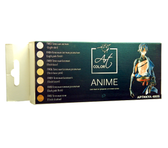 Набор красок Pacific88 Art Color Аниме