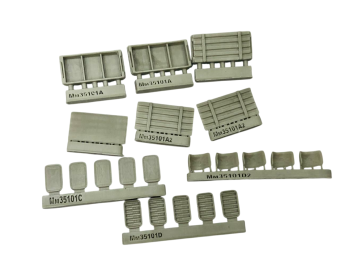 Мажор Моделс Ящик открытый под снаряды 23/30 мм (3 ящика, цинки), 1/35
