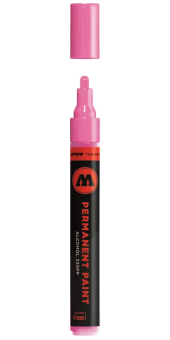 Маркер Molotow Permanent Paint 220PP 4 мм fuchsia pink (фуксия розовая)