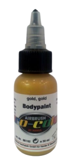 Краска Pro-color Bodypaint, 30 мл, цвет золото