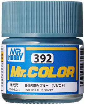 Mr. Hobby Краска 10 мл C392 INTERIOR BLUE/SOVIET