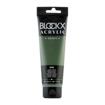 Земля зеленая, краска акриловая Blockx Artist, 120 мл