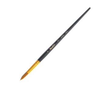 Кисть Roubloff серии 1317 №8 синтетика, круглая, длинная ручка