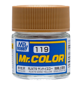 Mr. Hobby Краска 10 мл C119 RLM76 SAND YELLOW