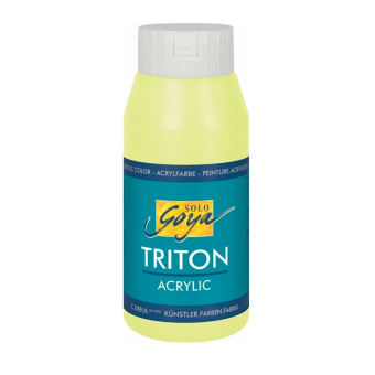 Краска акриловая Solo Goya Triton 750 мл, зеленый светлый