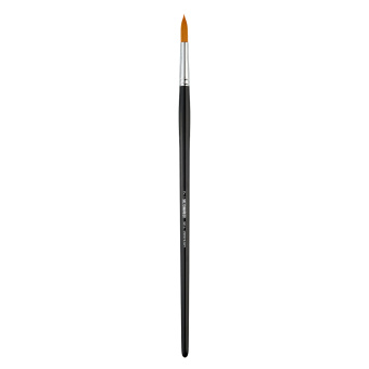 Кисть для акрила Sketchmarker 341 №7, синтетика мягкая, круглая, ручка длинная