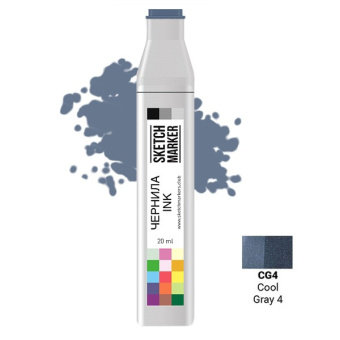 Чернила спиртовые SKETCHMARKER 22 мл цв. CG4 Cool Gray 4