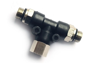 JAS 3009 Разветвитель, 1 вход (гайка), 2 выхода (штуцер)