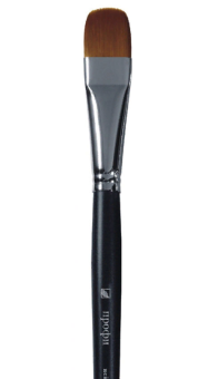 Кисть Альбатрос серии Профи, синтетика, овальная №20