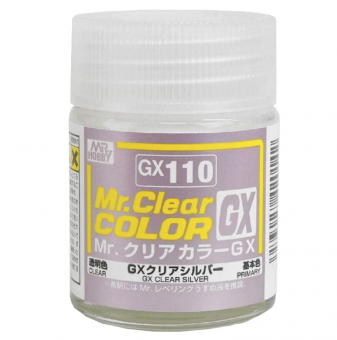 Mr. Hobby Mr. Color Лак эмалевый глянцевый Clear Silver, 18 мл