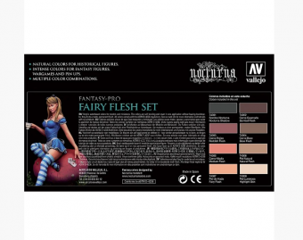 74101 Набор красок Vallejo Fairy Flesh (8 цветов)