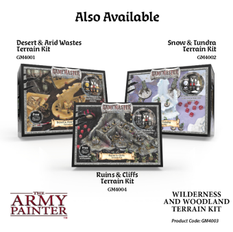 Army Painter Набор для работы с ландшафтом GameMaster Terrain Kit: Wilderness & Woodlands