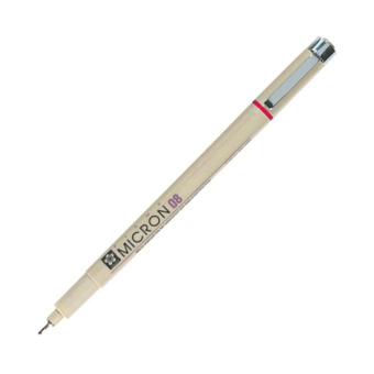Ручка капиллярная Sakura Pigma Micron 0,5 мм #19 красный