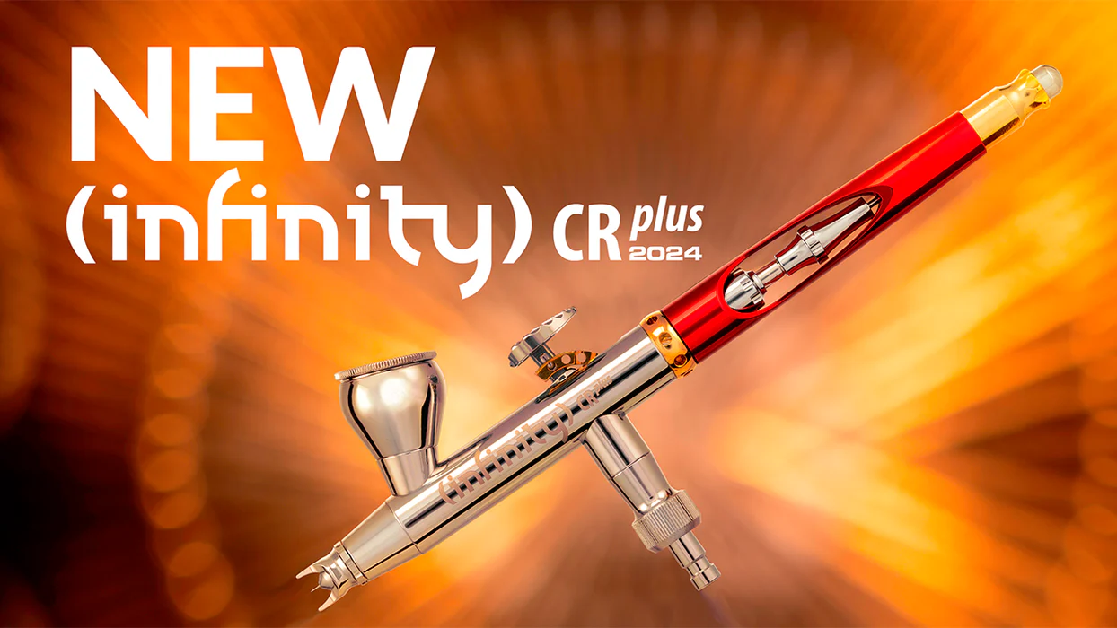 Аэрограф Harder & Steenbeck 122233 Infinity CRplus 2024 2in1 Titanium