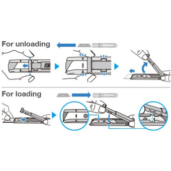 OLFA OL-SK-12 Нож безопасный 17,5 мм с трапециевидным лезвием