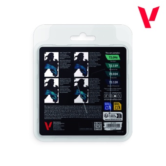 72390 Набор красок Vallejo Turquoise Color Set (4 цв.)