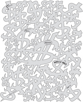 Трафарет Artool FXII DOLLAFT BILL (FXII 11SP)