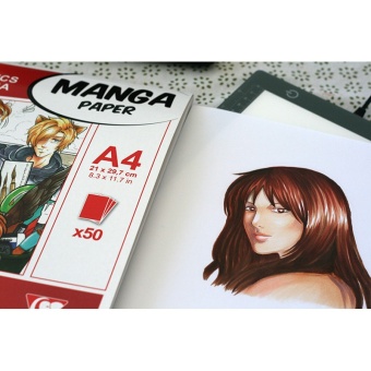 Clairefontaine Блок бумаги MANGA А4, 50 л, 100 г