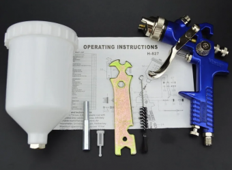 Краскопульт Auarita H-827 со сменным соплом 1.4/1.7 мм в блистере