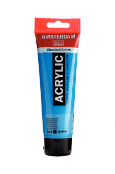Краска акриловая Amsterdam туба 120 мл №564 Brilliant blue