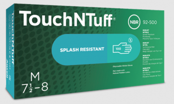 Ansell TouchNTuff 92-500 Перчатки одноразовые нитриловые, размер XL