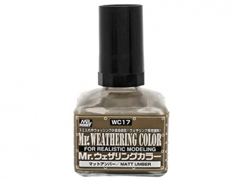 Mr. Hobby Краска 40 мл Mr. Weathering COLOR WC17 MATT UMBER