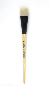 Кисть Альбатрос серии Хобби, щетина, плоская №24, укороченная