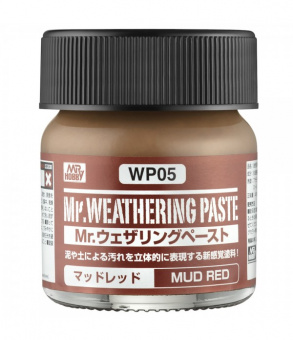 Mr. Hobby Краска 40 мл Mr. Weathering COLOR WP05 MUD RED