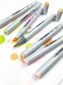 Набор маркеров Sketchmarker Basic 4 (12 цветов + сумка-органайзер)
