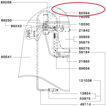 SATA 82594 Капюшон с креплением на липучке для маски Vision 2000
