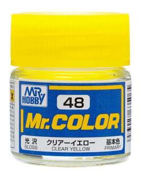 Mr. Hobby Краска 10 мл C48 CLEAR YELLOW
