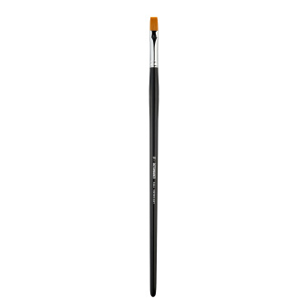 Кисть для акрила Sketchmarker 342 №10, синтетика мягкая, плоская, ручка длинная