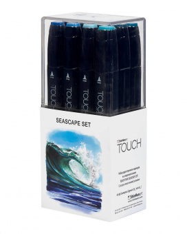 Набор маркеров Touch Twin 12 шт., морской пейзаж
