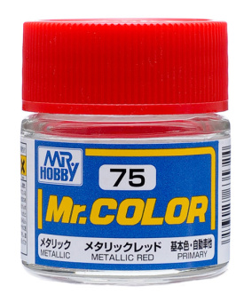 Mr. Hobby Краска 10 мл C75 METALLIC RED