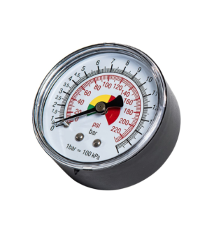 Rossvik M430/1 Манометр осевой М1/4"Р, 63 мм, 0-12 бар, цветная шкала