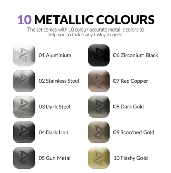 Набор маркеров Gaahleri Metallic Series Marker Set