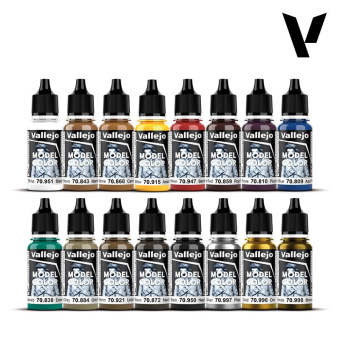70142 Набор красок Vallejo Medieval Colors (16 цветов)