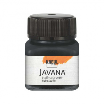 Нерастекающаяся краска по светлым тканям Javana Tex Sunny черная 20 мл