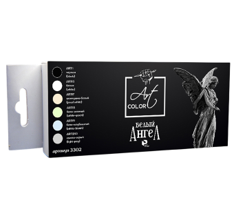 Набор красок Pacific88 Art color white angel