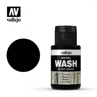 76518 Тонировки Vallejo Model Wash Black (Черная)