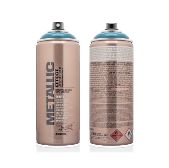 Аэрозольная краска Montana METALLIC Caribbean/ синий карибский, 400 мл