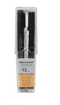 Набор Finecolour mini Brush 12 цветов Grey Set