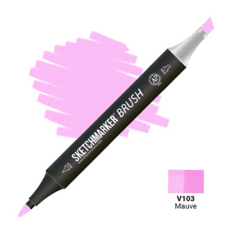 Маркер SKETCHMARKER Brush V103 Mauve