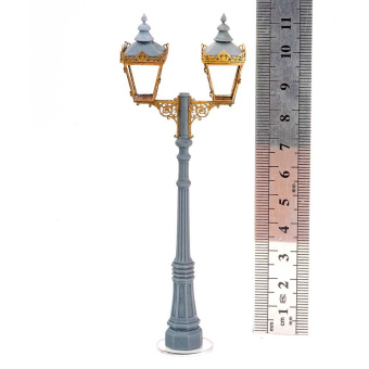 MiniWarPaint Столб фонарный "чугунный" 1-2 фонаря, размер M