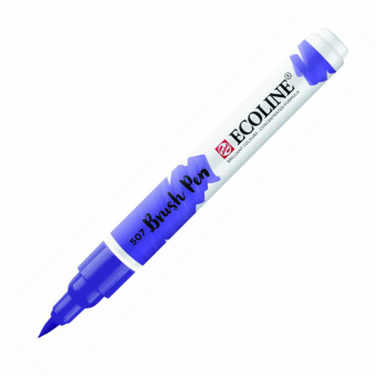 Маркер акварельный Ecoline кисть №507 Ultramarine violet