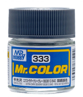Mr. Hobby Краска 10 мл C333 EXTRA DARK SEAGRAY BS381C/640